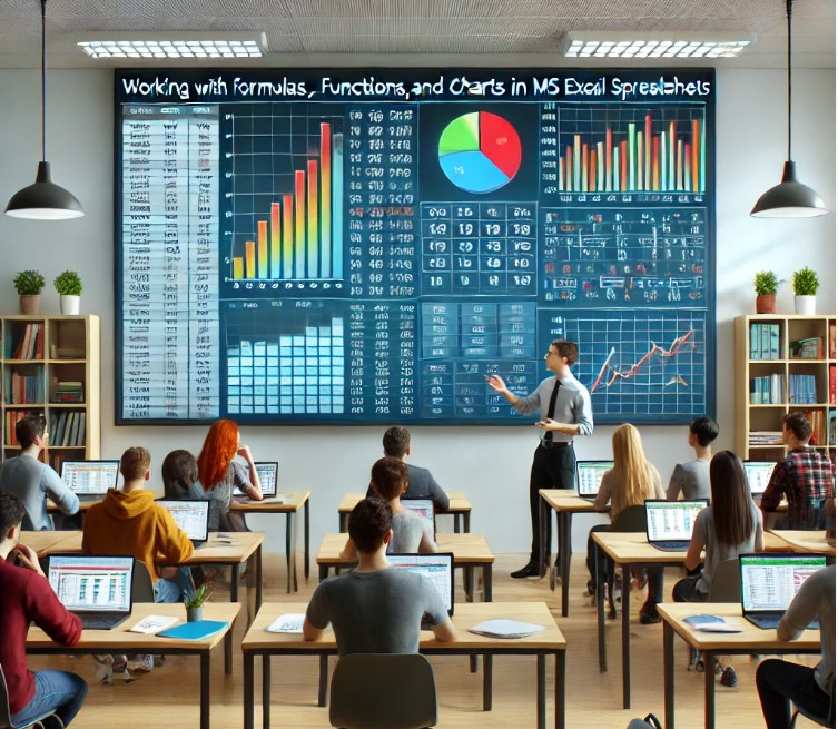 MS Excel elektron jadvalida formulalar, funksiyalar va diagrammalar bilan ishlash